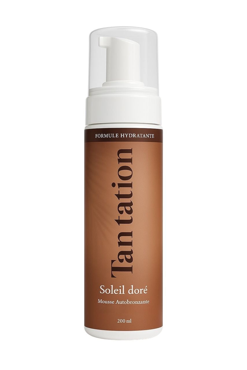 Mousse autobronzante, soleil doré ￼