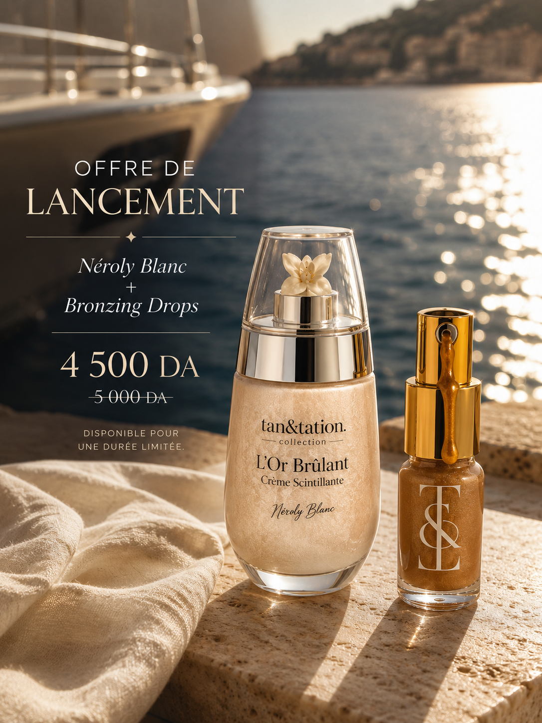 Pack l’or brûlant & bronzing drops