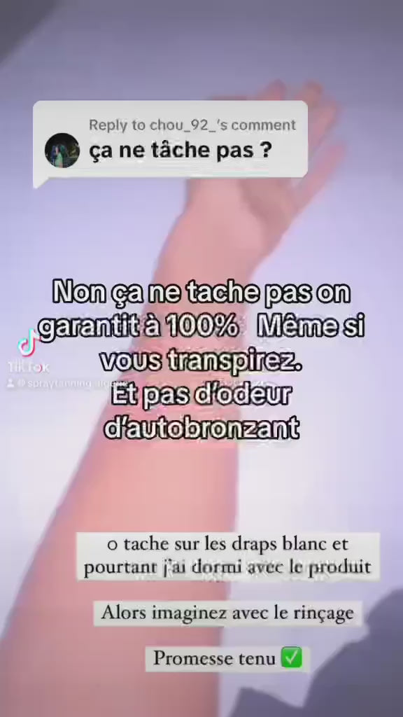 Mousse autobronzante, soleil doré ￼